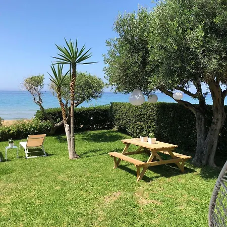 Aqua Seafront Glyfada Corfu Beach House With Garden Exterior foto