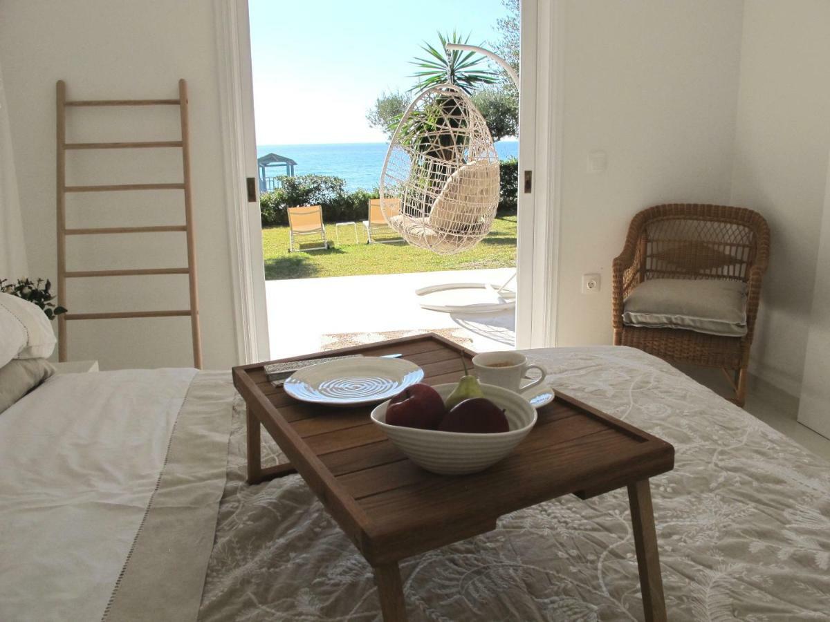 Aqua Seafront Corfu House With Garden * Glifada